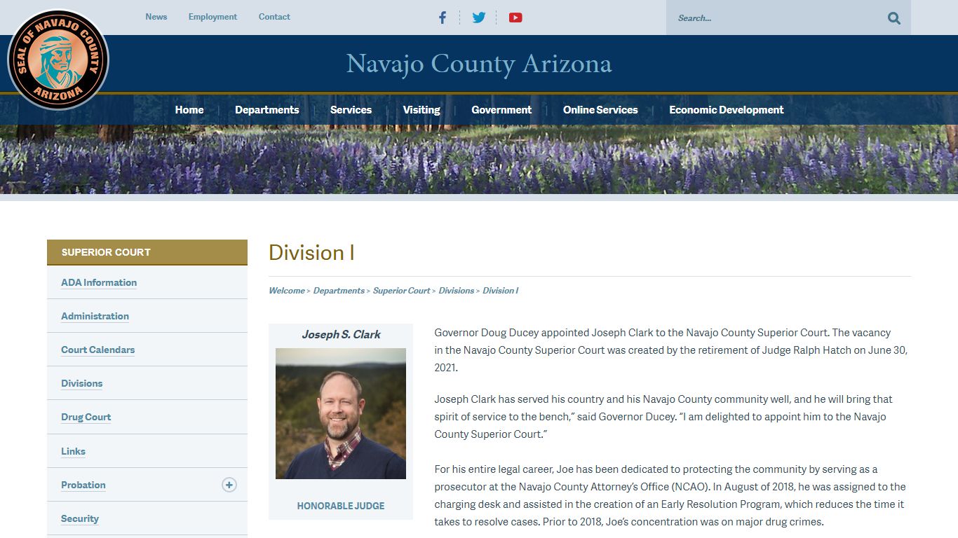 Navajo County Arizona Government > Departments > Superior Court ...