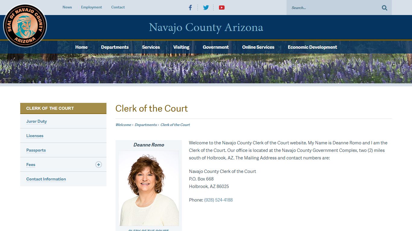 Clerk of the Court | Navajo County Arizona